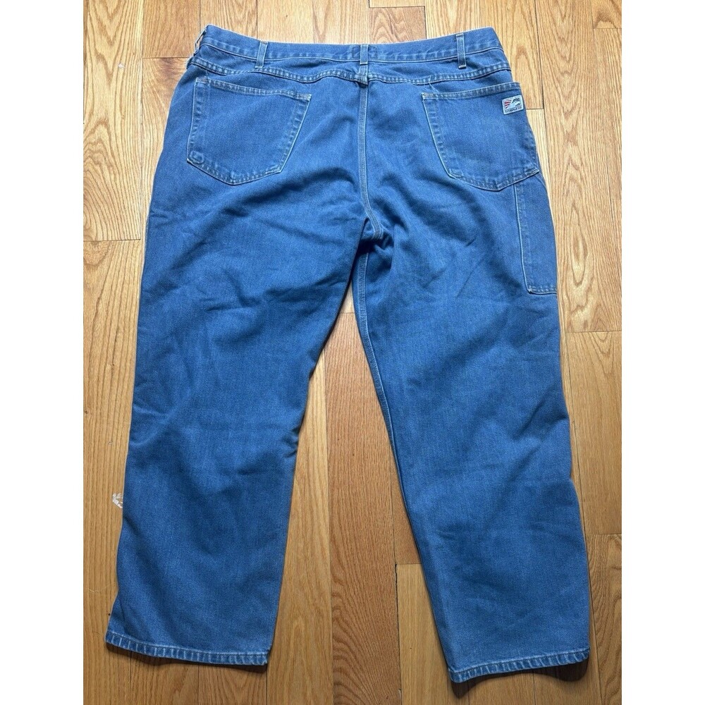 Tyndale FR Jeans Mens 42x30 Blue Flame Resistant Denim Straight Leg Work Arc Res